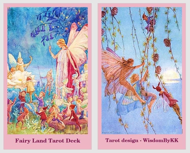 洋書 Fairy Land tarot deck Fairy Land Tarot Deck. Rene Cloke Art - Etsy