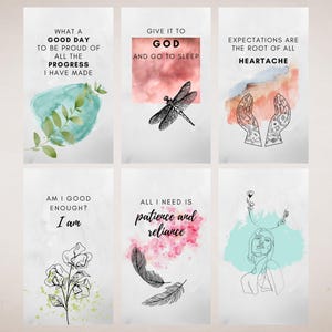 Ein tägliches Orakelkarten Deck. Affirmationskarten. Motivierende Karten