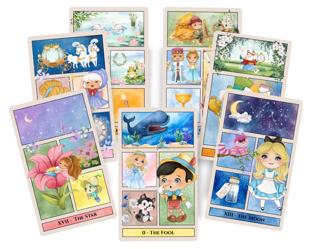 Storybook Tarot – 78 Fairy Tale Inspired Tarot Cards With QR Guidance ...