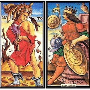 Baraja de Tarot Sola Busca. Reproducción del tarot antiguo