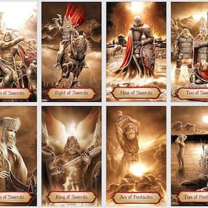 Slavic Myths Tarot deck. Slavic Folklore tarot cards