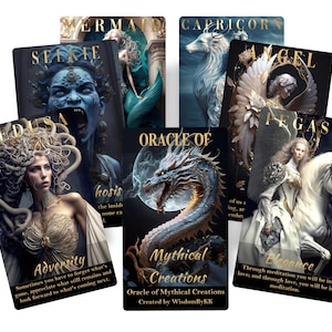 Mythical Creatures Oracle Cards Deck - Fortune Telling