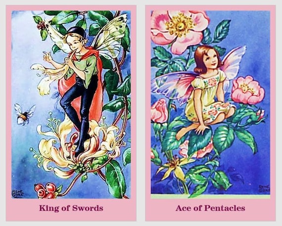 期間限定キャンペーン Fairy Land Tarot Deck. Vintage Illustration Tarot Cards 洋書