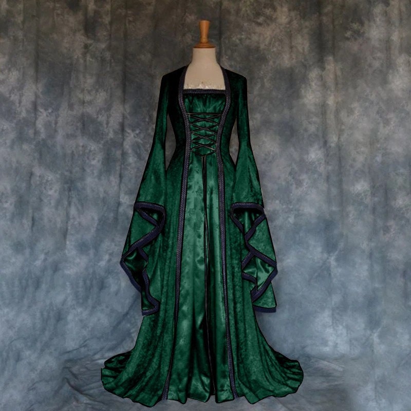Medieval Witch Dress for Women Scary Halloween Carnival Party - Etsy