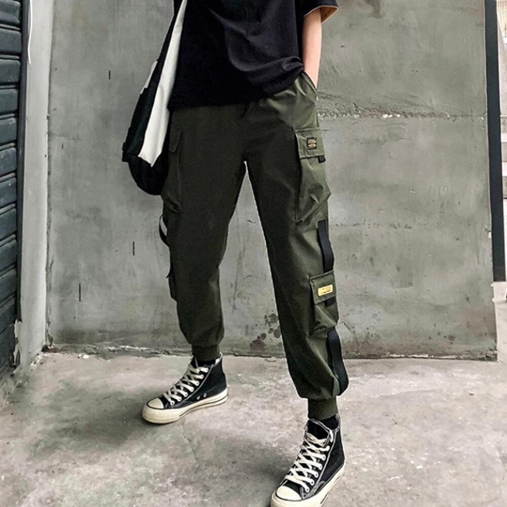 Womens Cargo Pants Black Cargo Pants High Waist Cargo Pants Etsy
