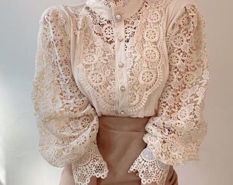 Vintage Victorian Blouses for Women