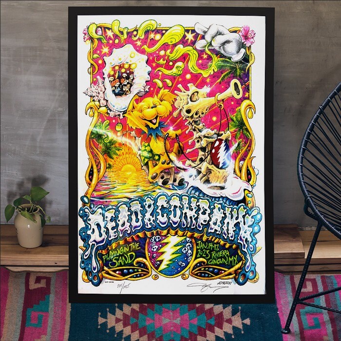 Dead And Company Poster, Dead And Company 2023 Tour Poster