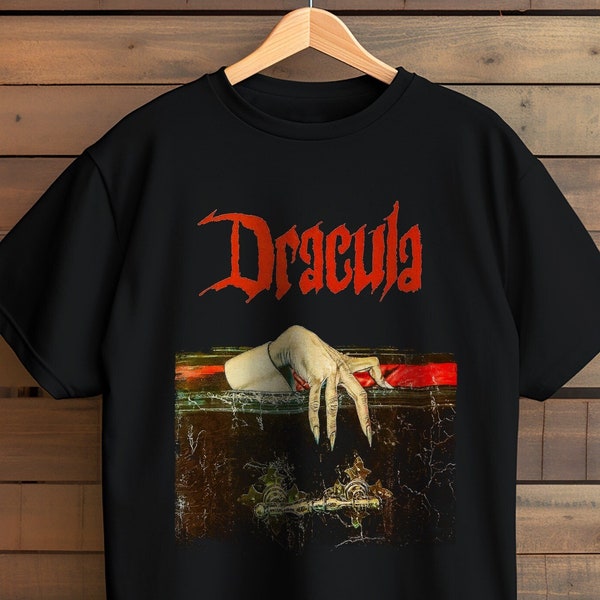 Vintage Dracula T-Shirt: Classic Horror Book Cover Tee