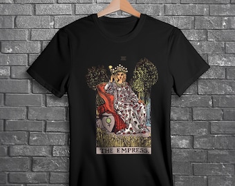 Empress Tarot Card T-Shirt: Mystical Gothic Tee