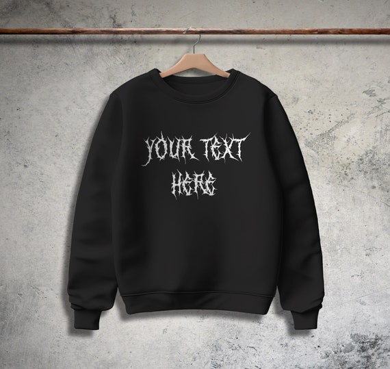 Death metal sweatshirt hot sale