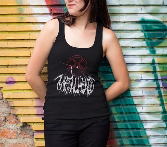 Heavy Metal Tank Top, Custom Tank Top, Your Text Here, Metal
