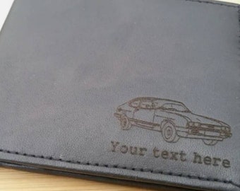 Capri personalised leather wallet