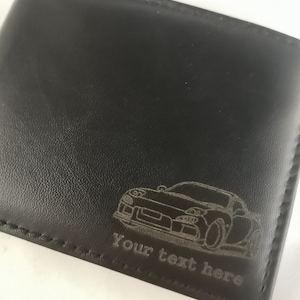 RX7 Personalisierte Leder Geldbörse