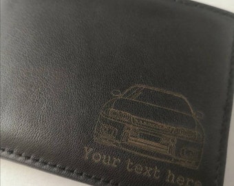 Skyline R33 personlig läderplånbok