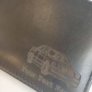 190e personalised leather wallet