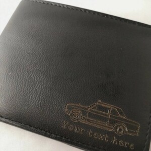 Cortina Mk2 personalised leather wallet