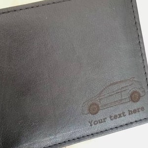 Focus RS Mk2 personalised leather wallet