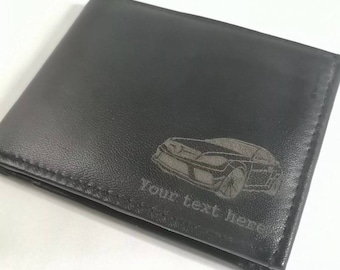 C63 AMG personalised leather wallet