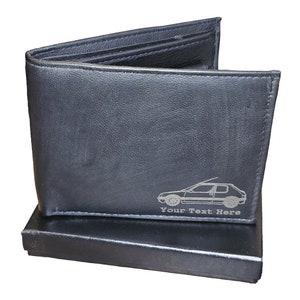 Cartera de piel personalizada 205 GTI