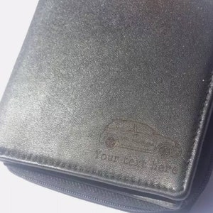 Mk5 Golf personalised leather wallet