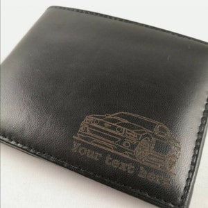 Mustang S197 cartera de piel personalizada