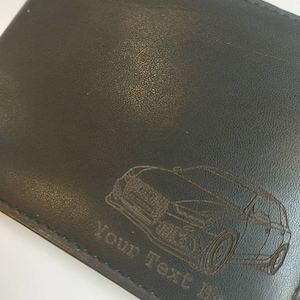 Cartera de piel personalizada RS6