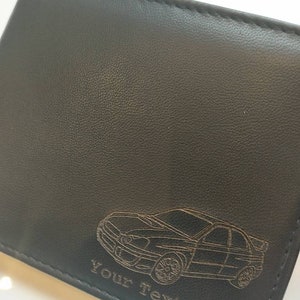 Cartera de piel personalizada Impreza Blob Eye WRX