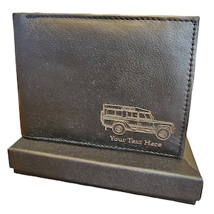 Carteira de couro personalizada Defender 110