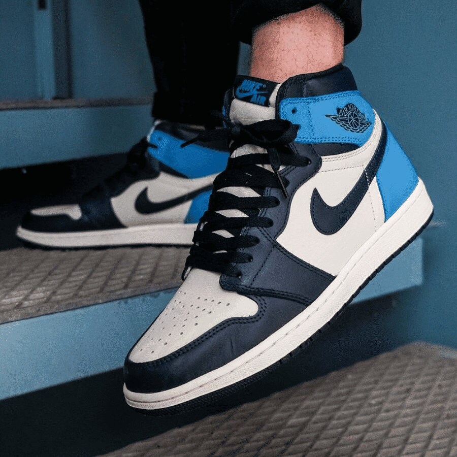 Air jordan 1 obsidian - Etsy België