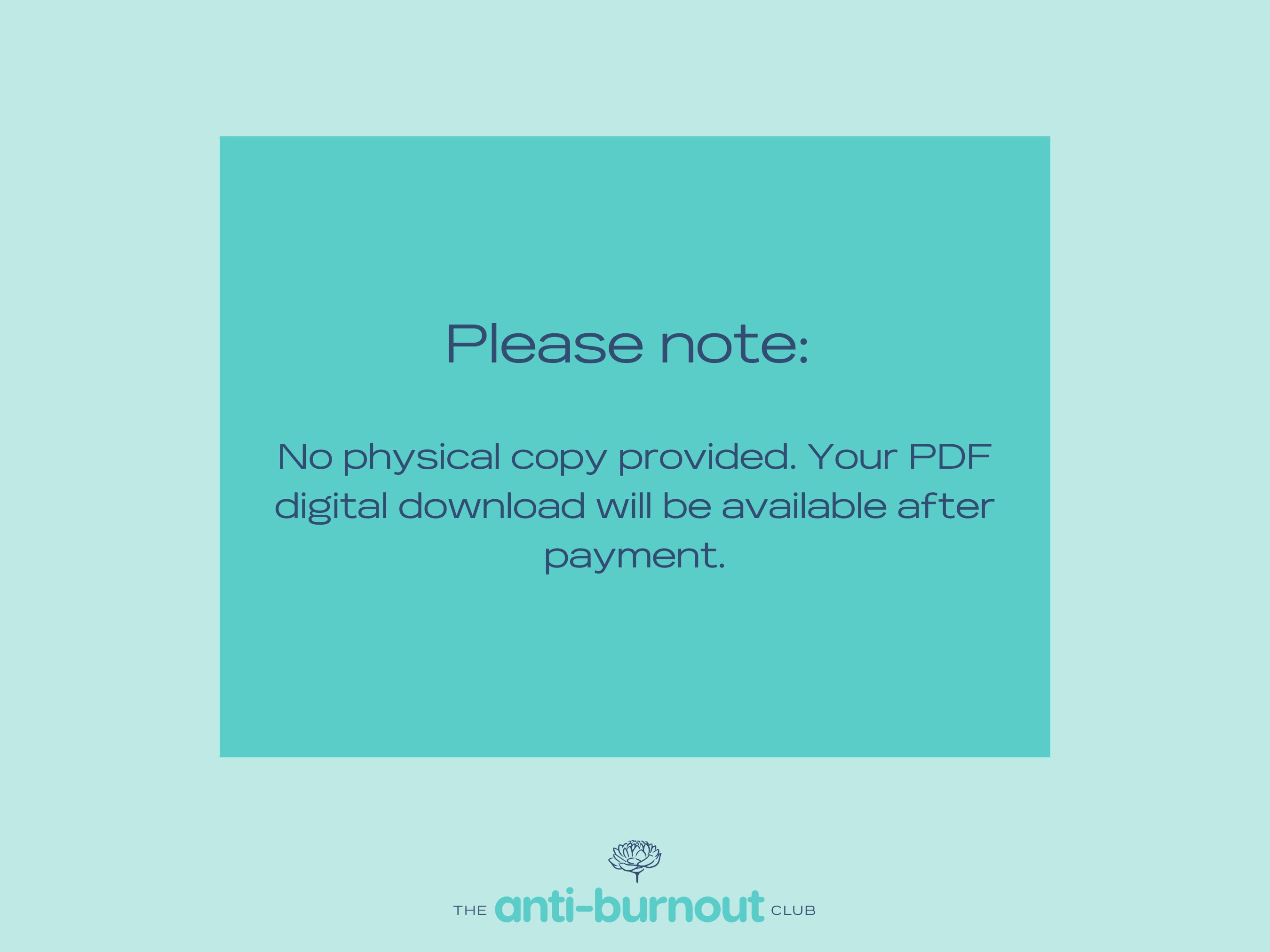 100 Journal Prompts For Stress And Burnout Printable Journal Etsy