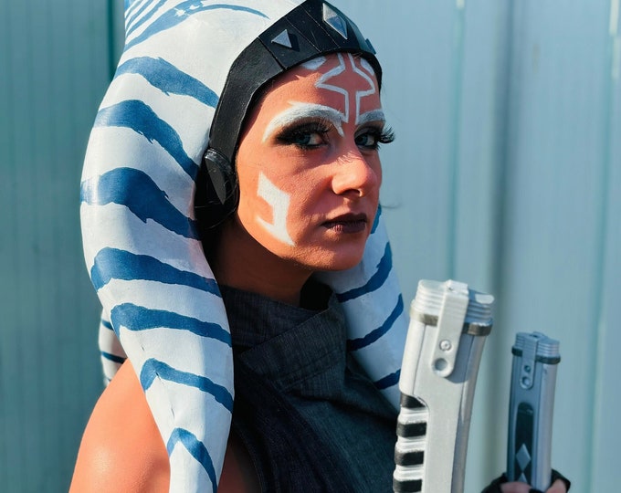Featured listing image: Lekku Ahsoka Tano series - Custom made head piece Mandalorian