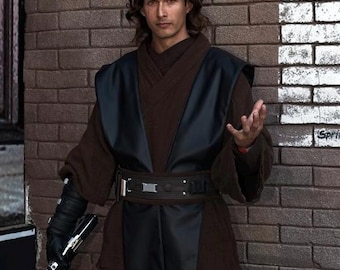 Anakin Skywalker Cosplay Costume Custom Made S/4XL