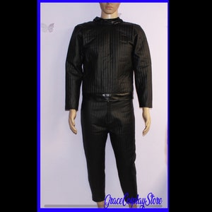 Darth Vader Cosplay Costume Faux Leather Custom Made S/4XL