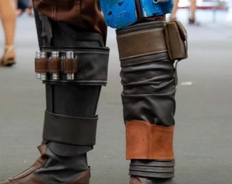 Din Djarin Mandalorian's Legs - Mandalorian Legs