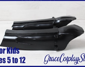Shin guards Darth Vader FOR KIDS ages 5 to 12 in custom-made Eva Foam