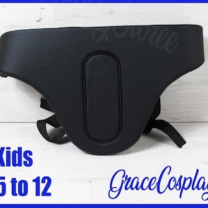 May include: Black padded headpiece with adjustable straps. For Kids Ages 5 to 12.  GraceCosplayStore