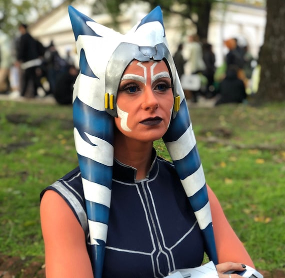 Masque Électronique Star Wars Ahsoka Tano – Hasbro, Effets Sonores Et Lumineux – Cosplay Jedi