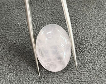 Natural Rose Quartz Oval Cabochon, Loose Natural Gemstone, Rose Quartz 4x6mm to 30x40mm For Jewelry Making