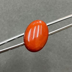 Natural Oval Red Jasper Cabochon , Loose Natural Gemstone, Red Jasper Flat Back Cabochon for Jewelry Making 10mmx14mm to 30mmx40mm