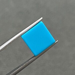 Lab-Turquoise Square Flat Cabochon , Square Shape Loose Gemstones , Turquoise Gemstone , Flat Gemstone 8mm to 14mm  For Jewelry Making