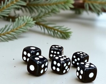2PCS 15mm Natural Gemstone Dice, 2pcs Gemstone Beads, Game Dice Red Jasper dice, Amethyst dice, Polishing dice, Game Role Playing Dice,5 Pcs