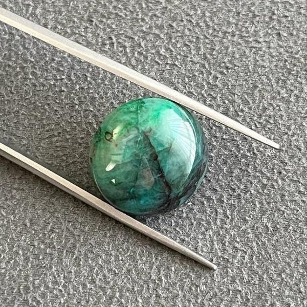 Natural Round  Chrysocolla Cabochon , Loose Natural Gemstone,  Chrysocolla Flat Back Cabochon for Jewelry Making 8mm  to 18mm