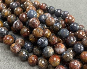 Superior Quality, Natural Round Pietersite Beads , Pietersite with Highly Polished , Smooth, Shiny Surface for Jewelry Making 6mm to 10mm