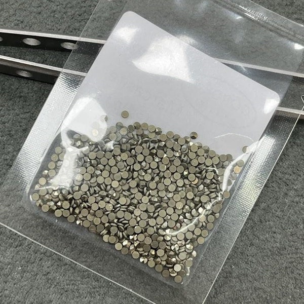 Cabochon rond en marcassite de qualité supérieure, marcassite ronde, paquets en gros de 1000 pierres en vrac pour la fabrication de bijoux de 0,8 mm à 1,6 mm