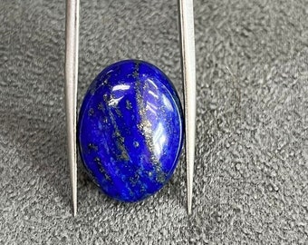 Natural Lapis Oval Cabochon, Loose Natural Gemstone, Natural Lapis 6x8mm to 30x40mm For Jewelry Making