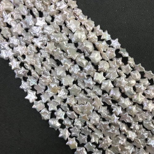 Superior Quality Natural Pearl, Star Shape, Freshwater Pearls with Highly Polished, Smooth, Shiny Surface for shops Jewelry Making 10-11mm