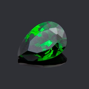 Pear Shape Green Color, Cubic Zirconia (CZ), Pear Shape Brilliant Cut, Loose Stones, Perfect Colors & Quality 3x5 mm to 15x20mm
