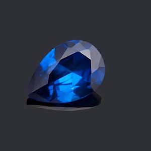 Pear Shape Sapphire Color, Cubic Zirconia, Pear Brilliant Cut, Loose Stones, Perfect Colors & Quality 3x5mm to 15x20mm For Jewelry Making