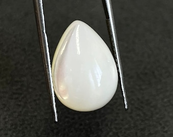 Natural Mother of Pearl ,Pear Shape Cabochon, Loose Natural Gemstone, Mother of Pearl 6mmx8mm to 15mmx20mm for Jewelry Making