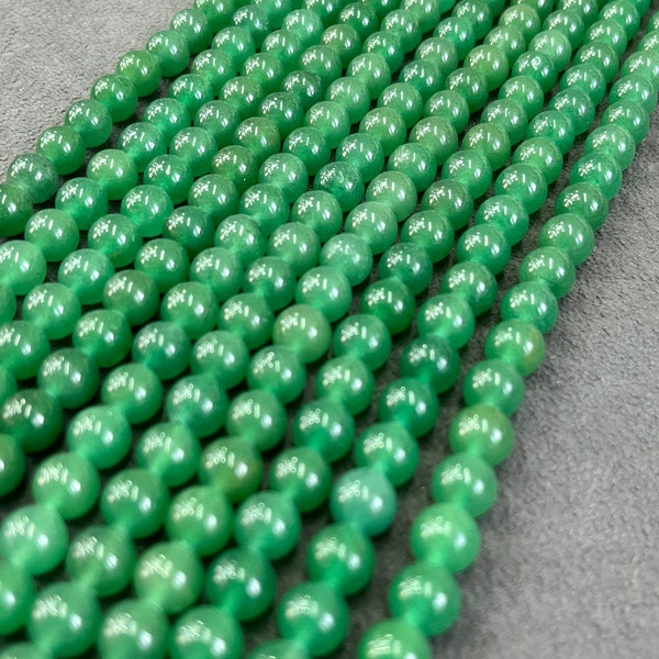 Superior Quality Aventurine, Natural Round loose beads with Highly Polished, Smooth, Shiny Surface for Jewelry Making, 4mm 6mm 8mm 10mm.